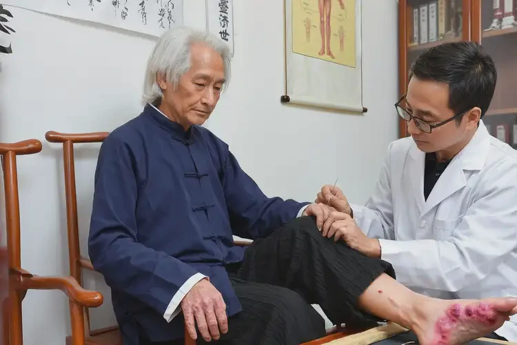 老年人小腿容易起湿疹可不可以根治(图1)