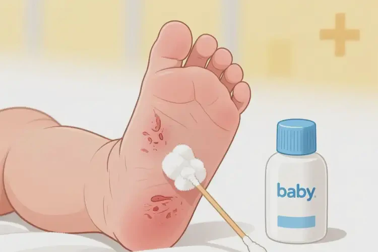 婴幼儿脚上偶尔起湿疹可以治好吗(图3)