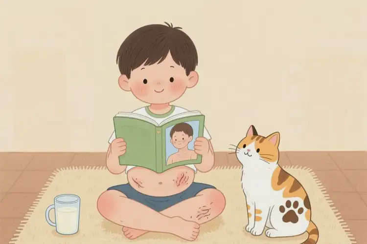 小学生肚子长湿疹可不可以根治(图1)