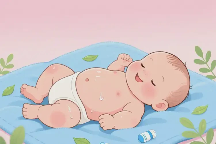 婴幼儿肚子偶尔长湿疹可以治好吗(图2)