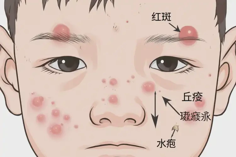 小孩面部出现湿疹能彻底自愈吗(图4)