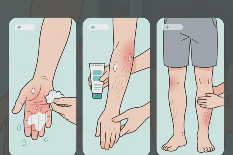 男性四肢长湿疹可以治好吗(图1)