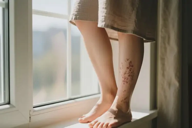产妇脚上容易起湿疹可以治好吗(图1)