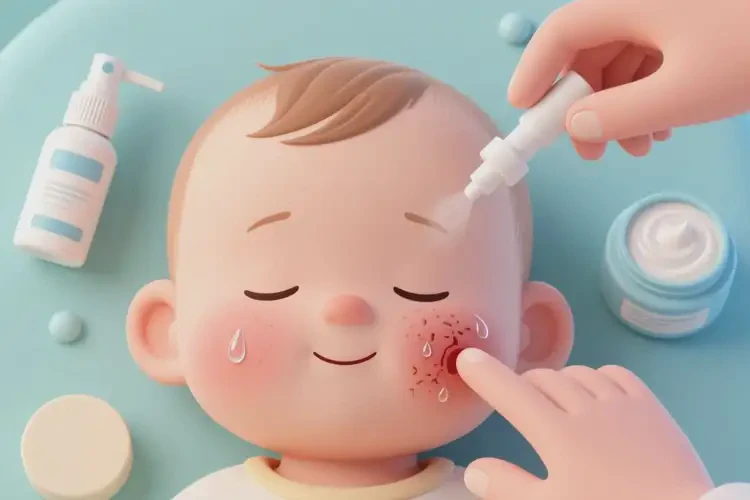 婴幼儿脸上经常起湿疹可以治好吗(图2)