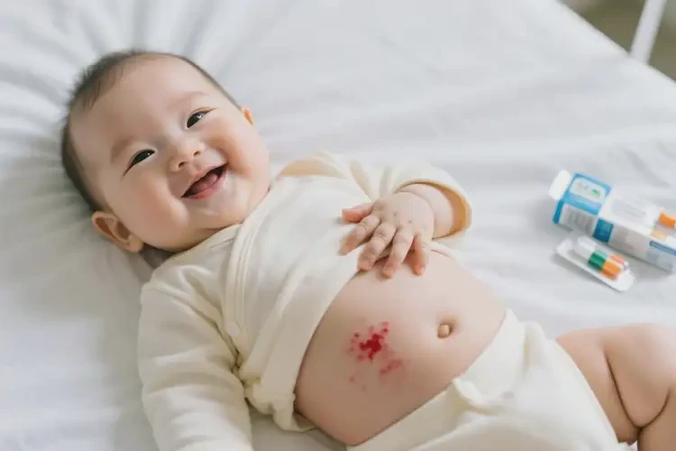 婴儿肚子上长湿疹可以治好吗(图4)