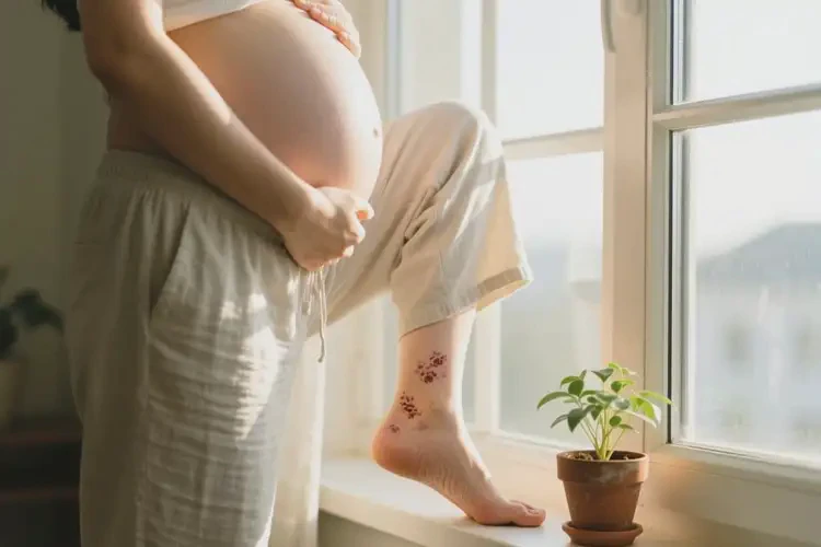 孕妇脚上长湿疹可以治好吗(图2)