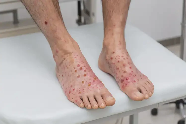 男性脚上出现湿疹可以治好吗(图3)