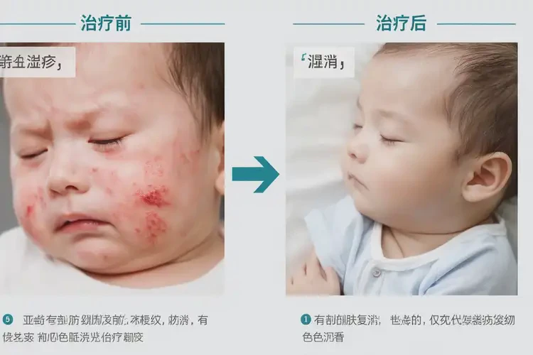 婴儿小腿出现湿疹可以治好吗(图4)