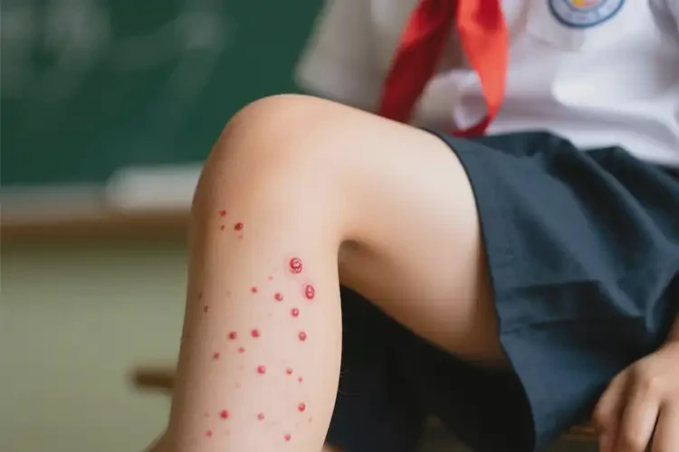 小学生大腿上出湿疹可不可以根治(图1)