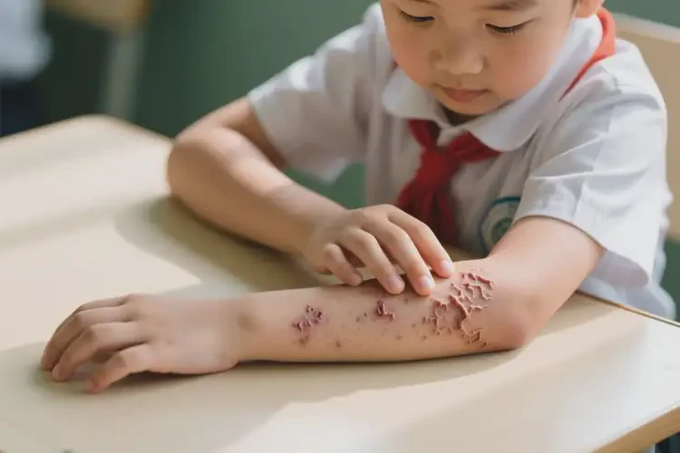 小学生手臂上长湿疹可不可以根治(图3)