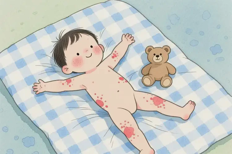 小学生四肢偶尔长湿疹可不可以根治(图1)