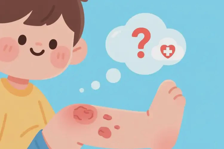 小学生小腿经常起湿疹可不可以根治(图2)