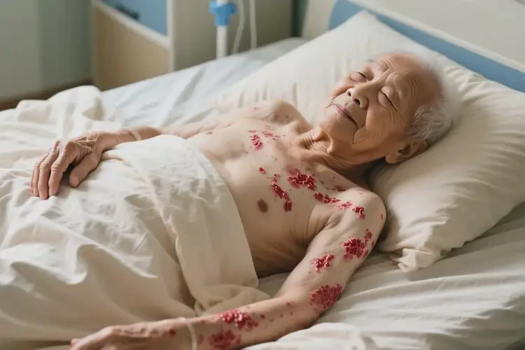 老年人全身长湿疹可不可以根治(图1)