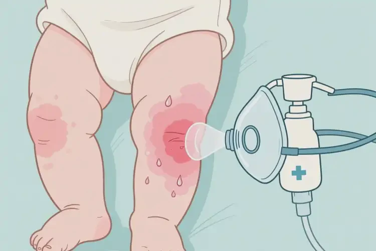 婴儿大腿上出现湿疹可以治好吗(图3)