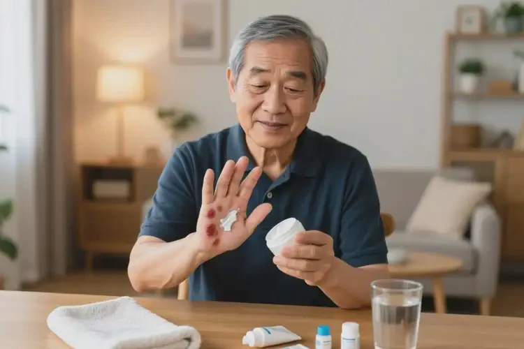 老年人四肢起湿疹可不可以根治(图1)