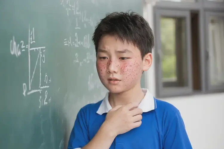 中学生脸上偶尔起湿疹可不可以根治(图4)