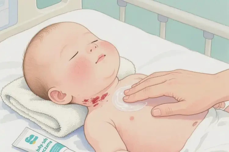 婴儿脖子经常长湿疹可以治好吗(图1)