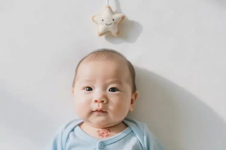 宝宝脖子上有湿疹可以治好吗(图2)