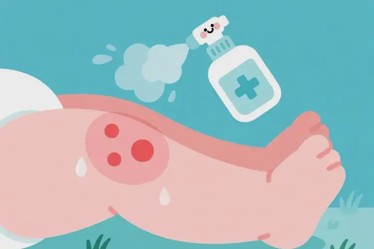 婴儿大腿出湿疹可以治好吗(图1)