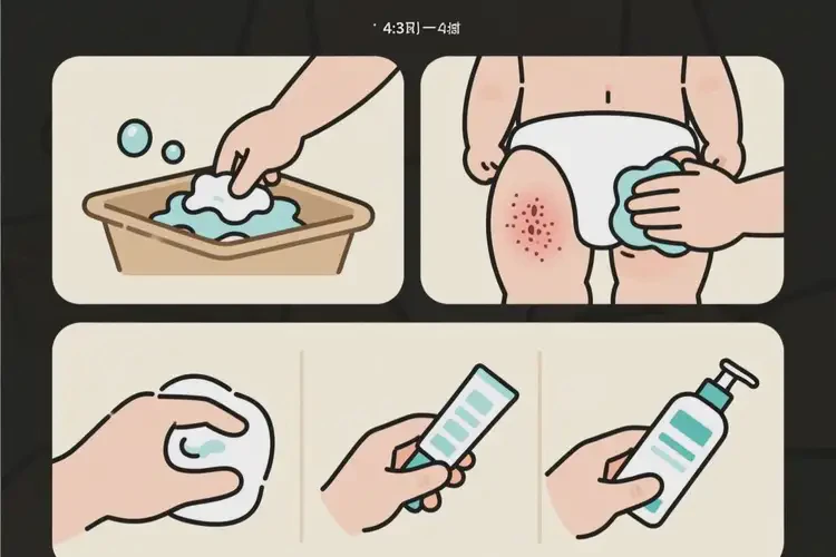 婴幼儿屁股上有湿疹可以治好吗(图1)