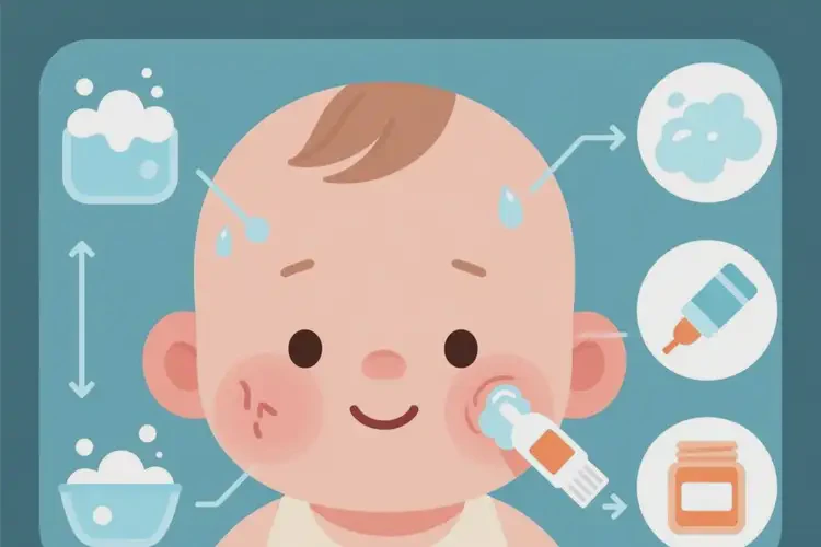 婴幼儿脸上经常起湿疹可以治好吗(图1)