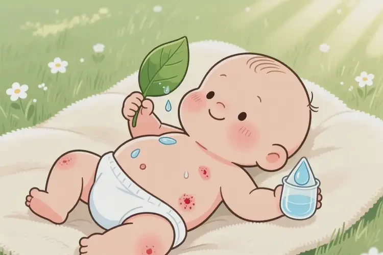 婴儿肚子有湿疹可以治好吗(图2)