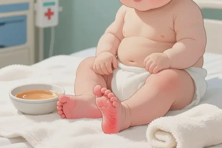 婴幼儿脚上偶尔起湿疹可以治好吗(图2)