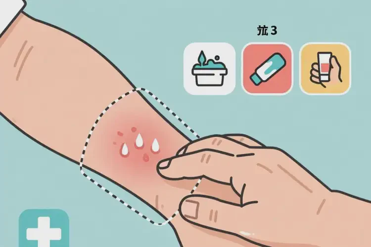 老人手臂上出湿疹可不可以根治(图2)