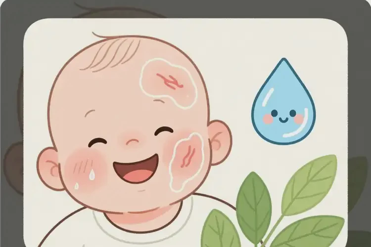 婴儿脸上出现湿疹可以治好吗(图3)