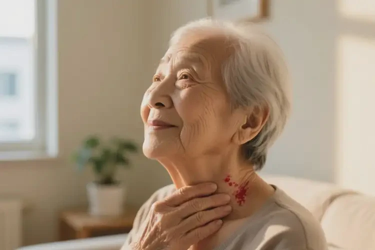 老年人脖子上经常长湿疹可以治好吗(图4)