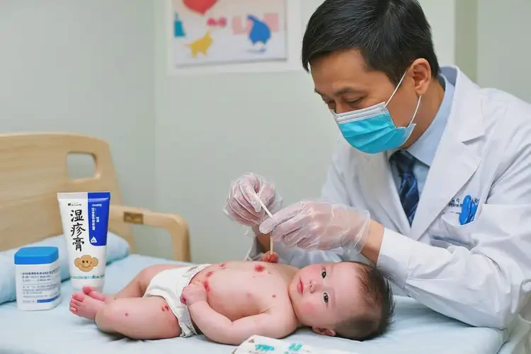 宝宝身上偶尔起湿疹可以治好吗(图3)