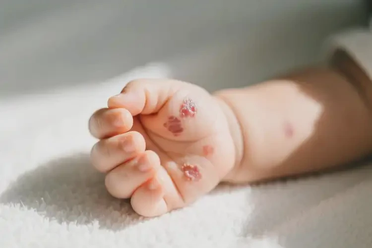 婴幼儿手上偶尔起湿疹可以治好吗(图2)