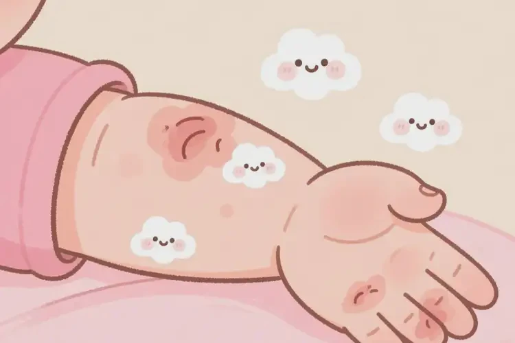 婴幼儿手臂经常长湿疹可以治好吗(图2)