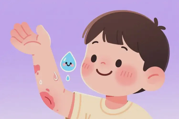 小学生手臂上偶尔长湿疹可不可以根治(图2)