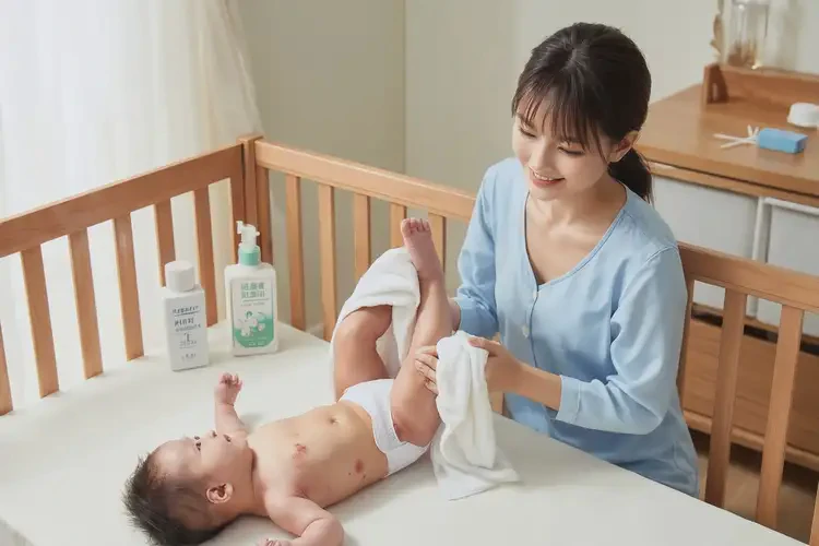 孩子屁股上出现湿疹不管它会自己自愈吗(图3)