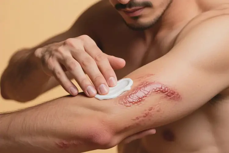 男性手臂起湿疹可以治好吗(图3)