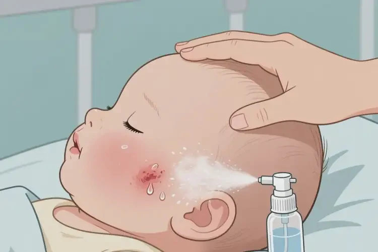 婴儿面部容易起湿疹可以治好吗(图1)