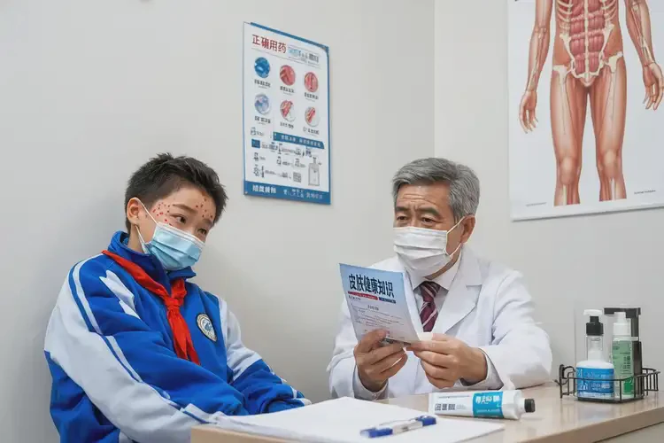 中学生脸上偶尔起湿疹可不可以根治(图2)