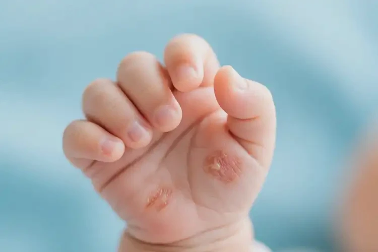 婴幼儿手上偶尔起湿疹可以治好吗(图4)