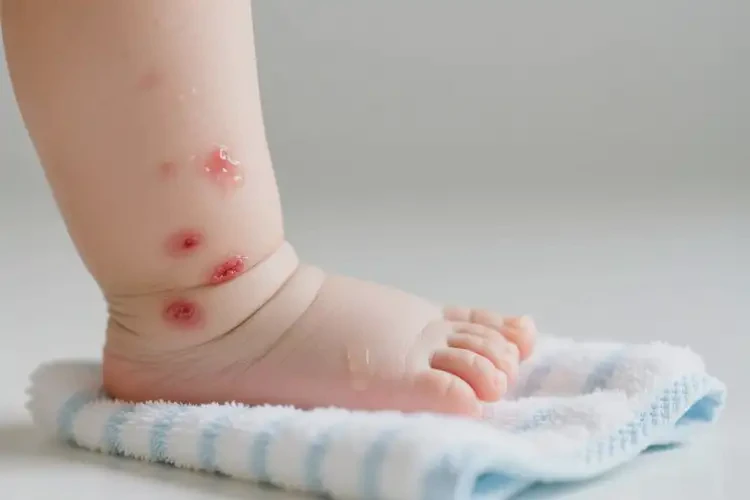 婴幼儿四肢偶尔长湿疹可以治好吗(图1)