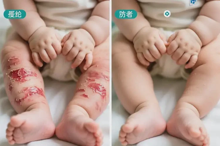婴儿四肢偶尔起湿疹可以治好吗(图2)