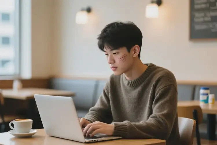 大学生脸上起湿疹可不可以根治(图1)