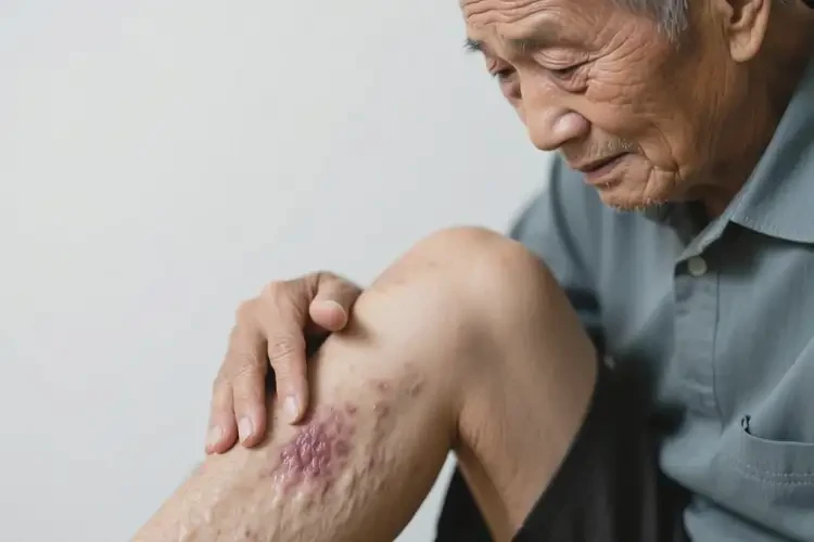 老人小腿上出现湿疹可以治好吗(图3)