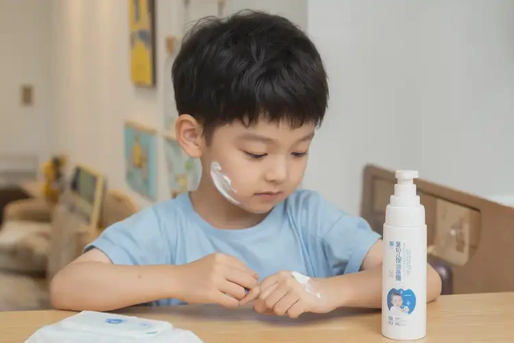 孩子面部有湿疹可以治好吗(图2)
