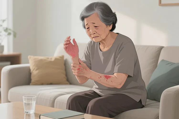 老年人手上偶尔起湿疹能靠自己自愈吗(图3)