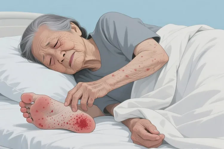高龄老人脚上起湿疹能靠自己自愈吗(图3)