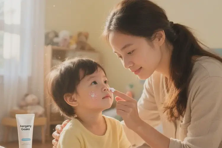 孩子脸上长湿疹可以治好吗(图4)