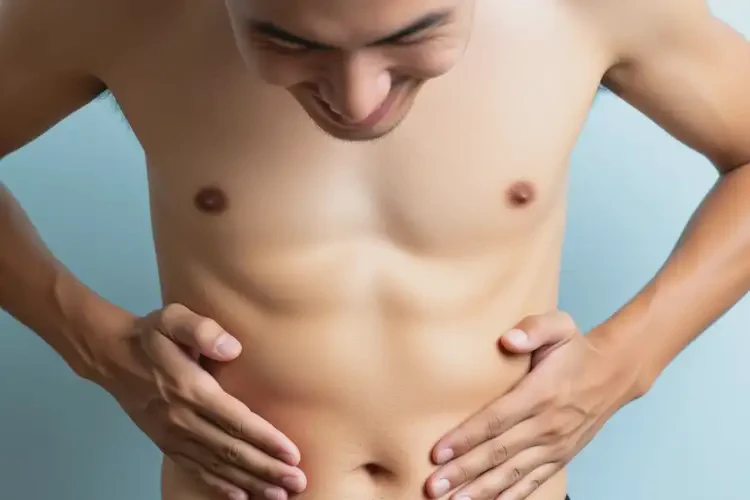 男性肚子偶尔长湿疹可以治好吗(图1)