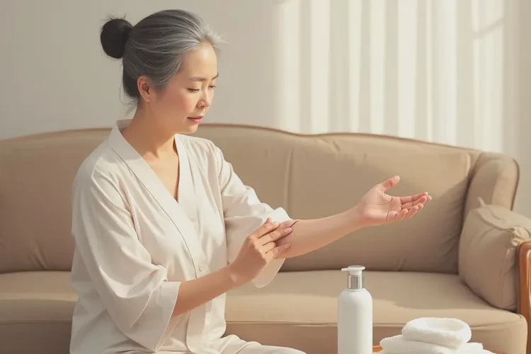 老年人手臂上经常起湿疹能靠自己自愈吗(图1)