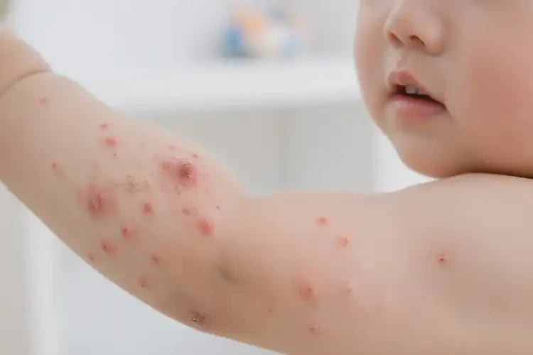 孩子身上出湿疹不管它会自己痊愈吗(图4)